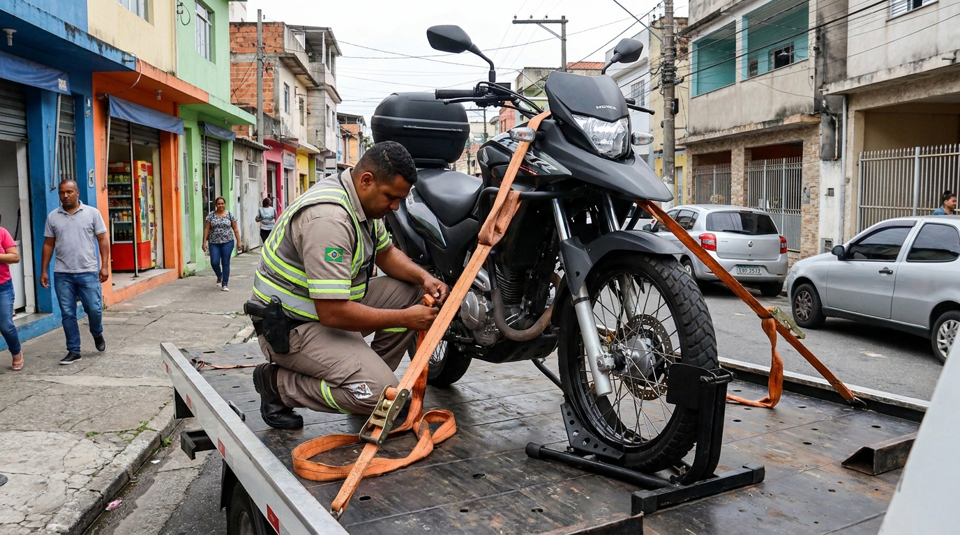 Guincho para Moto no Cazeca, Uberlândia‑MG